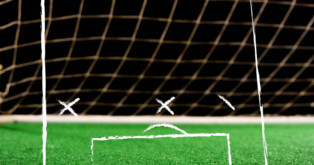 Football Strategy Concept with Digital Interface Design