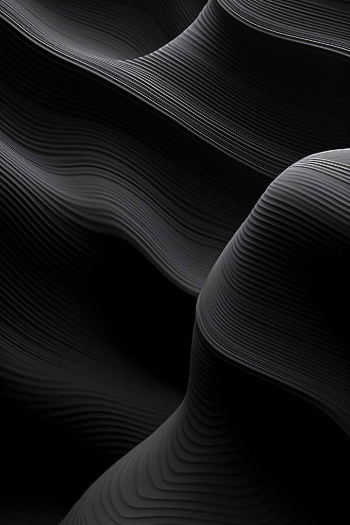Black abstract curves, created using generative ai technology - Free Images, Stock Photos and Pictures on Pikwizard.com