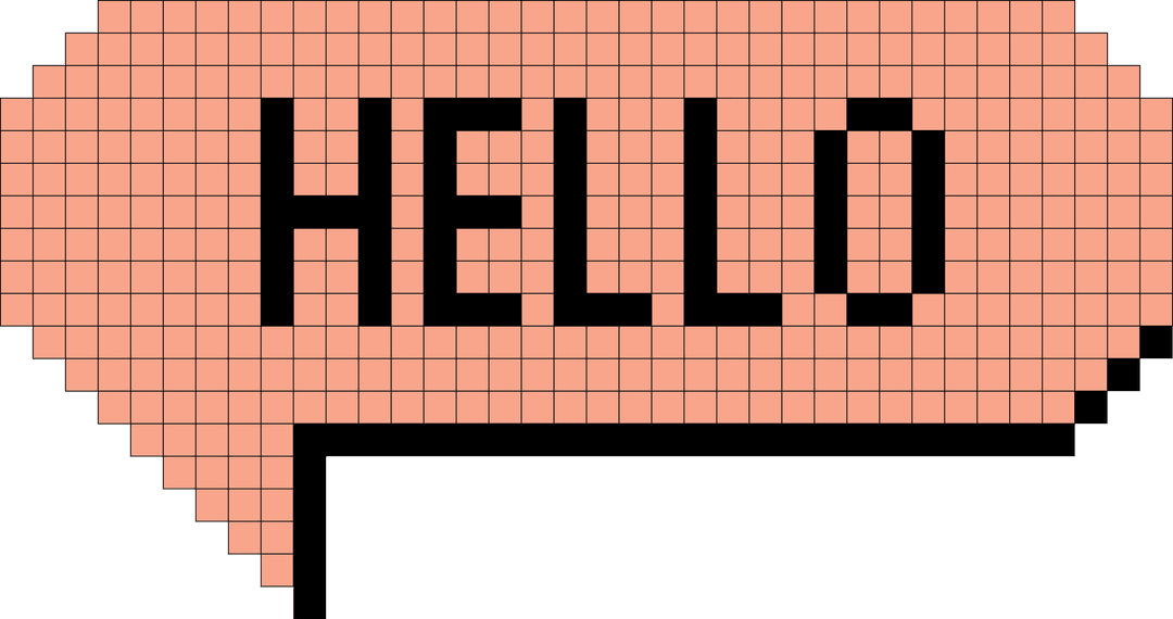 Digital Speech Bubble with Hello Text on Transparent Background - Download Free Stock Images Pikwizard.com