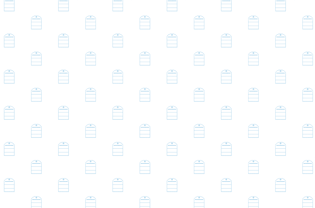 Graphic Blue Pattern Design on Transparent Background
