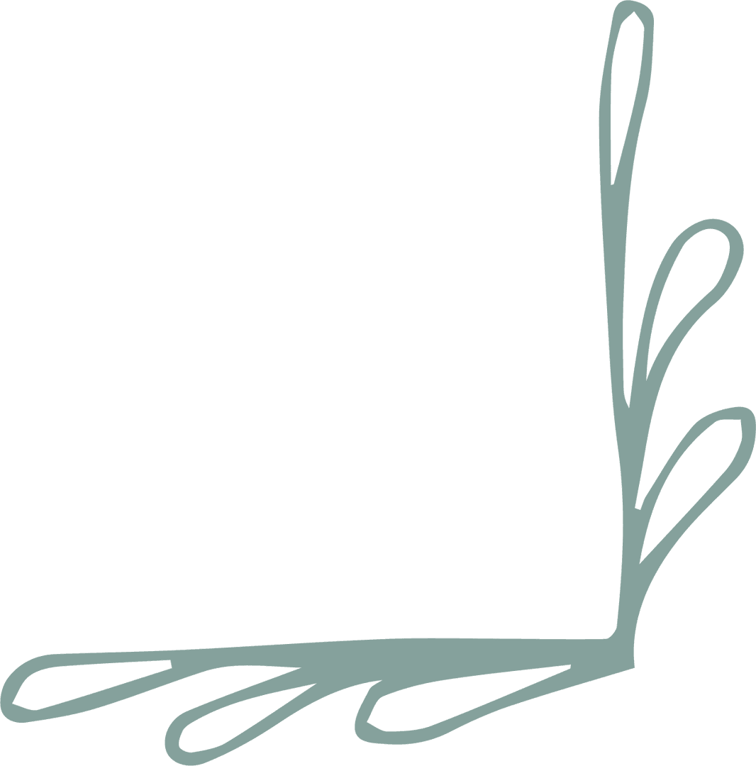 Elegant Blue Transparent Abstract Corner Design