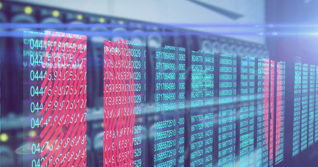 Fingerprint Scanning Over Data Processing in Server Room