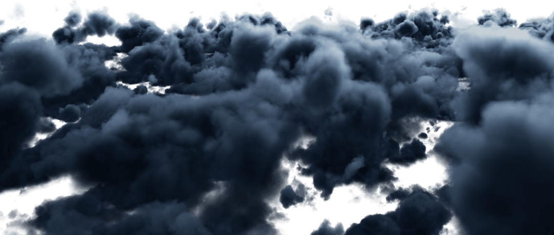 Transparent Dark Ominous Storm Clouds Background