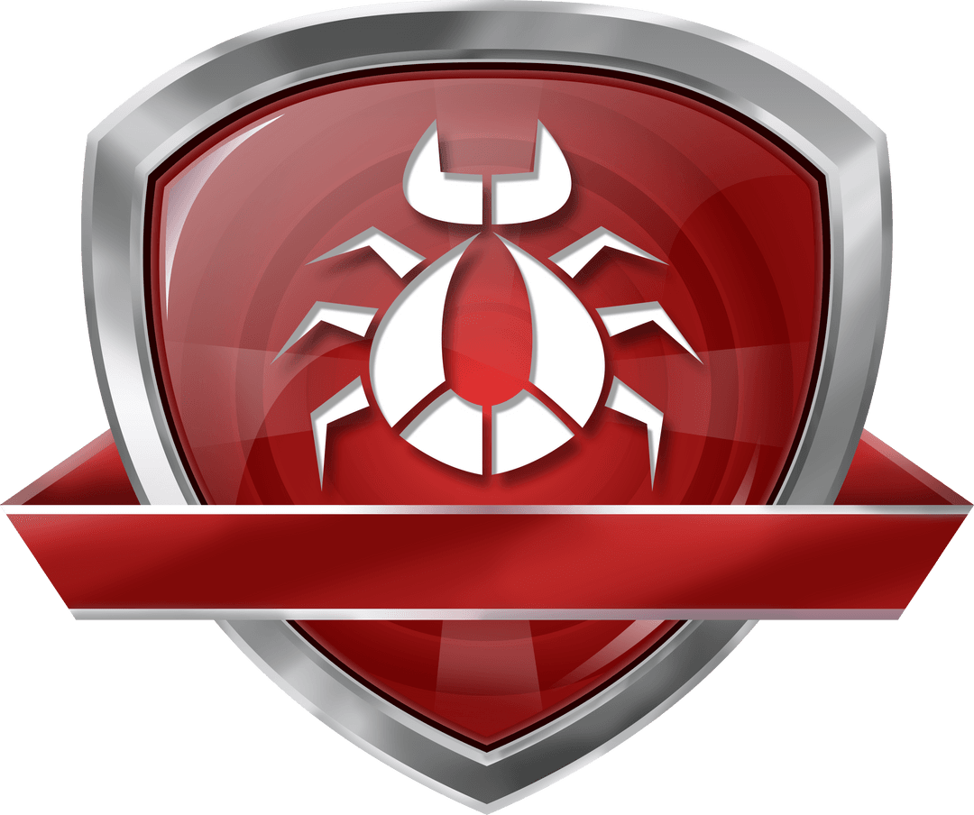 Transparent Red Bug Badge Vector for Cybersecurity - Download Free Stock Images Pikwizard.com