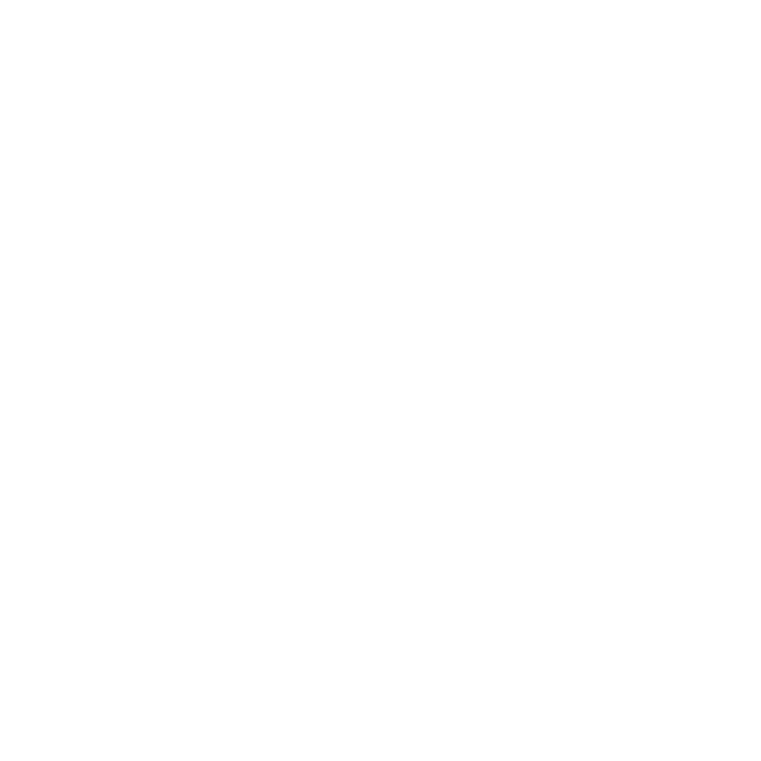 White Ribbon Banner on Transparent Background