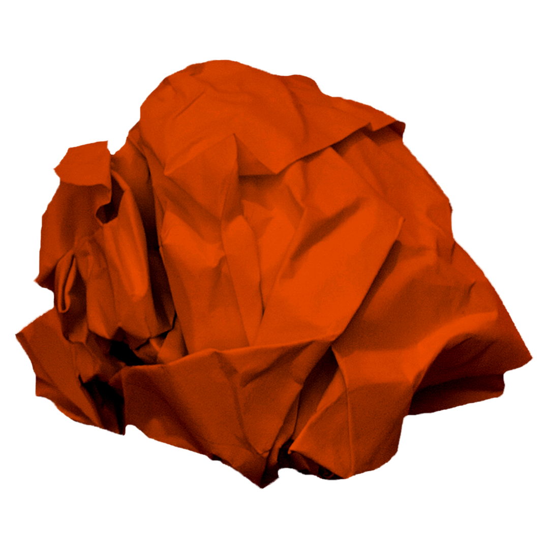 Red Crumpled Paper Ball on Transparent Background - Download Free Stock Images Pikwizard.com