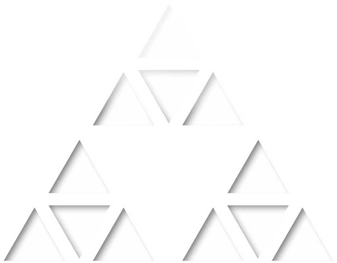 Abstract Triangular Design on Transparent Background