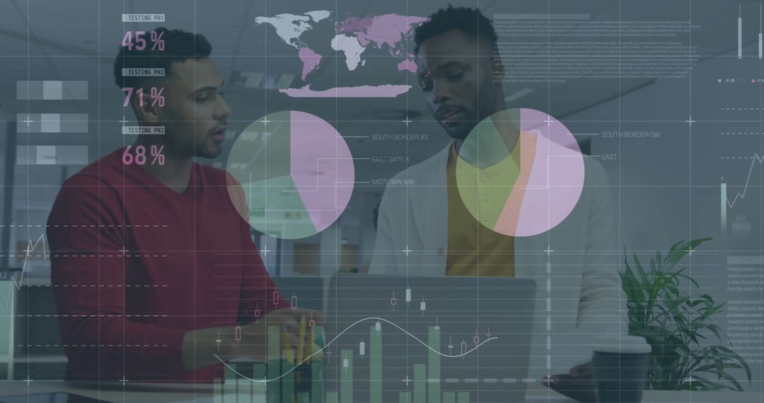 Global Finance Analysis in Modern Office Environment