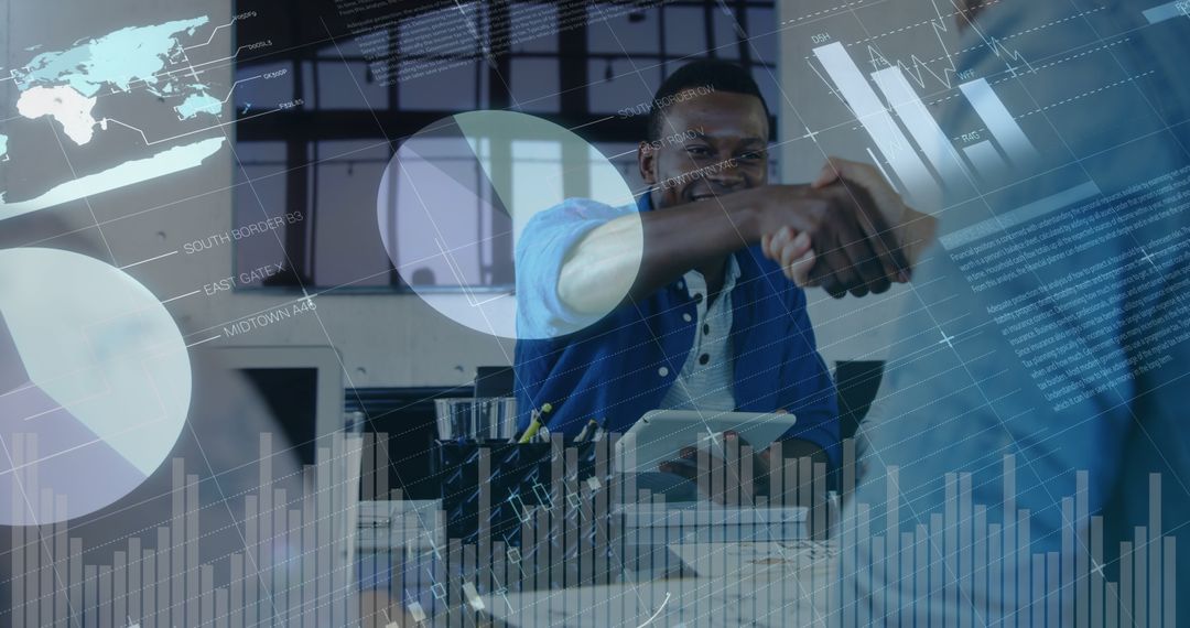 Business Partner Handshake in Digital Economy Setting with Data Overlay