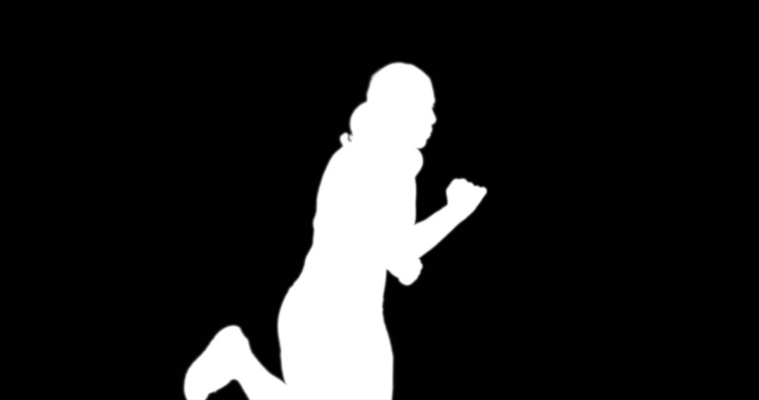 Silhouette of Person Running on Black Background - Free Images, Stock Photos and Pictures on Pikwizard.com