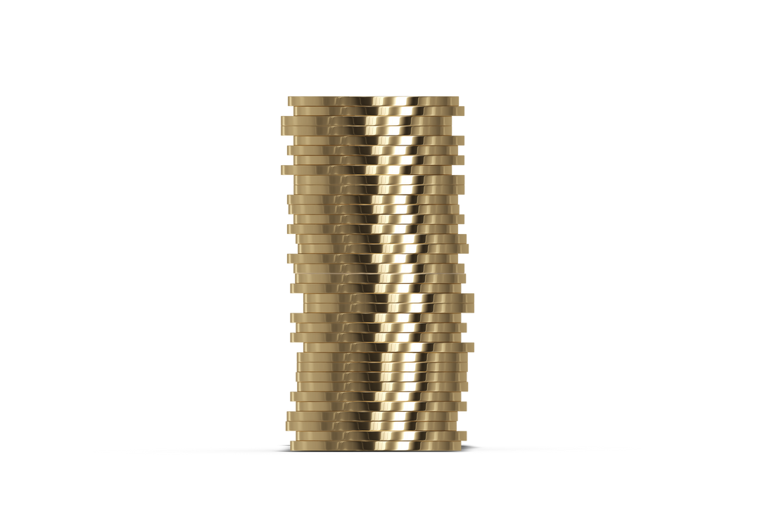 Transparent Stack of 3D Golden Coins - Download Free Stock Images Pikwizard.com