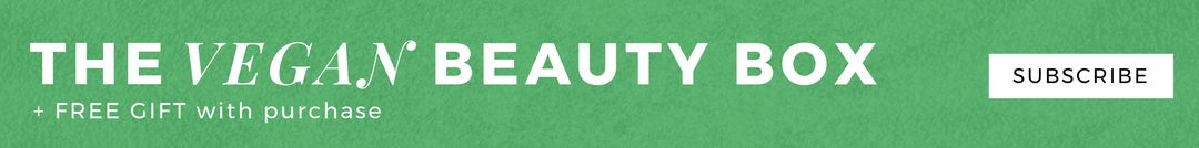 Composition of the vegan beauty box text on green background - Download Free Stock Templates Pikwizard.com