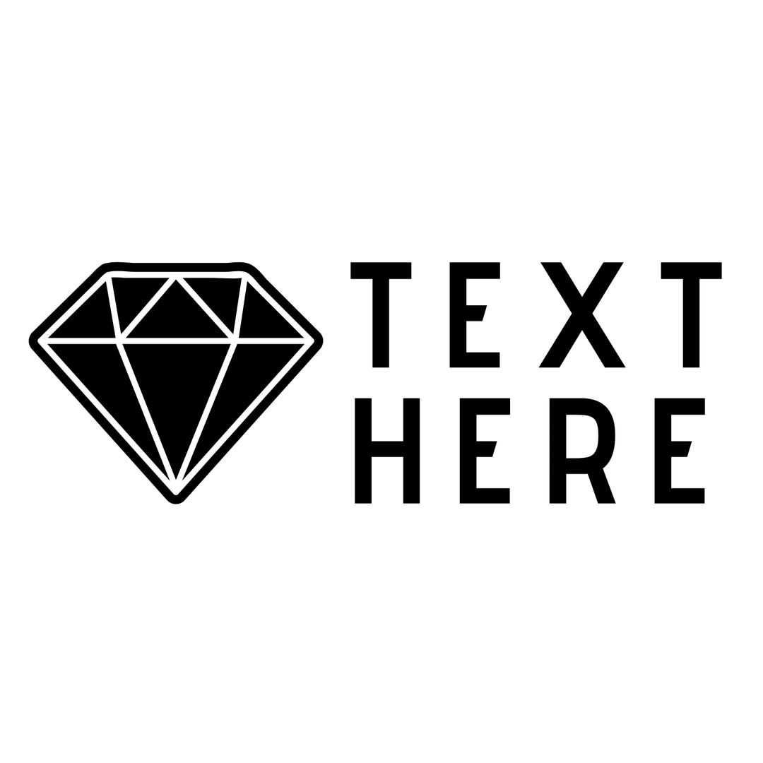 Elegance and Luxury Diamond Emblem with Custom Text - Download Free Stock Templates Pikwizard.com