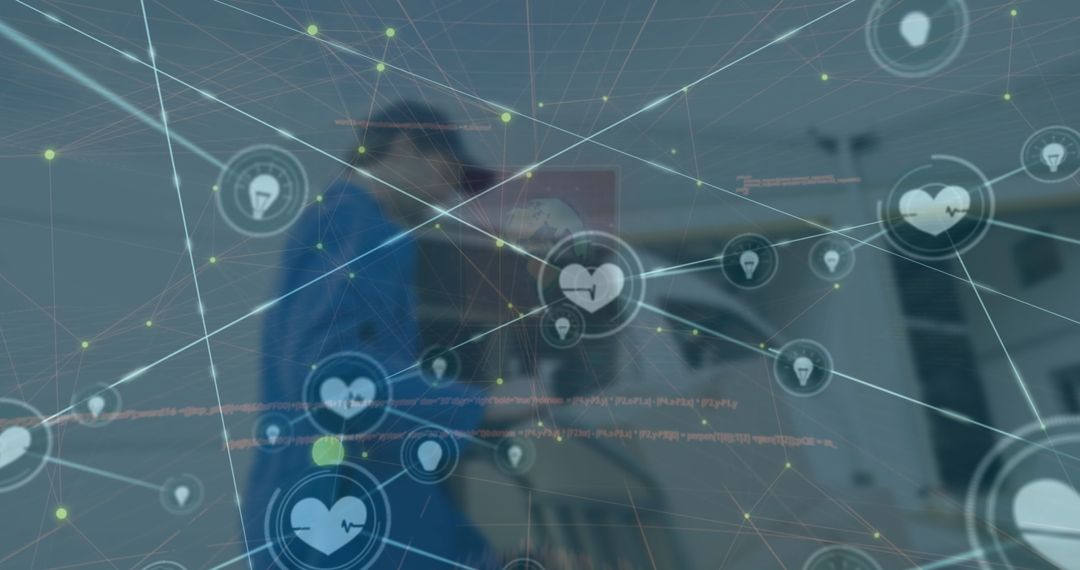 Technician Analyzing Aircraft with Digital Data Interface