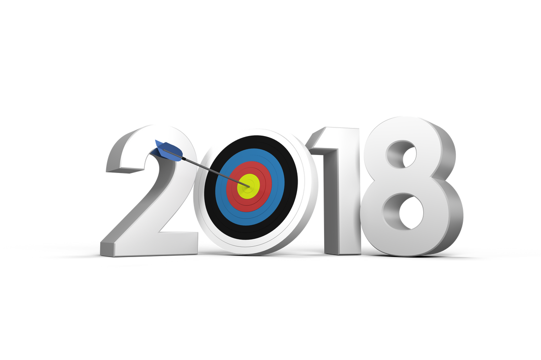 2018 symbol with transparent target bullseye concept - Download Free Stock Images Pikwizard.com