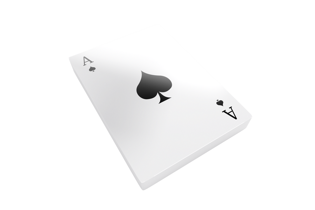 Transparent Ace of Spades on Top of Deck of Playing Cards - Download Free Stock Images Pikwizard.com