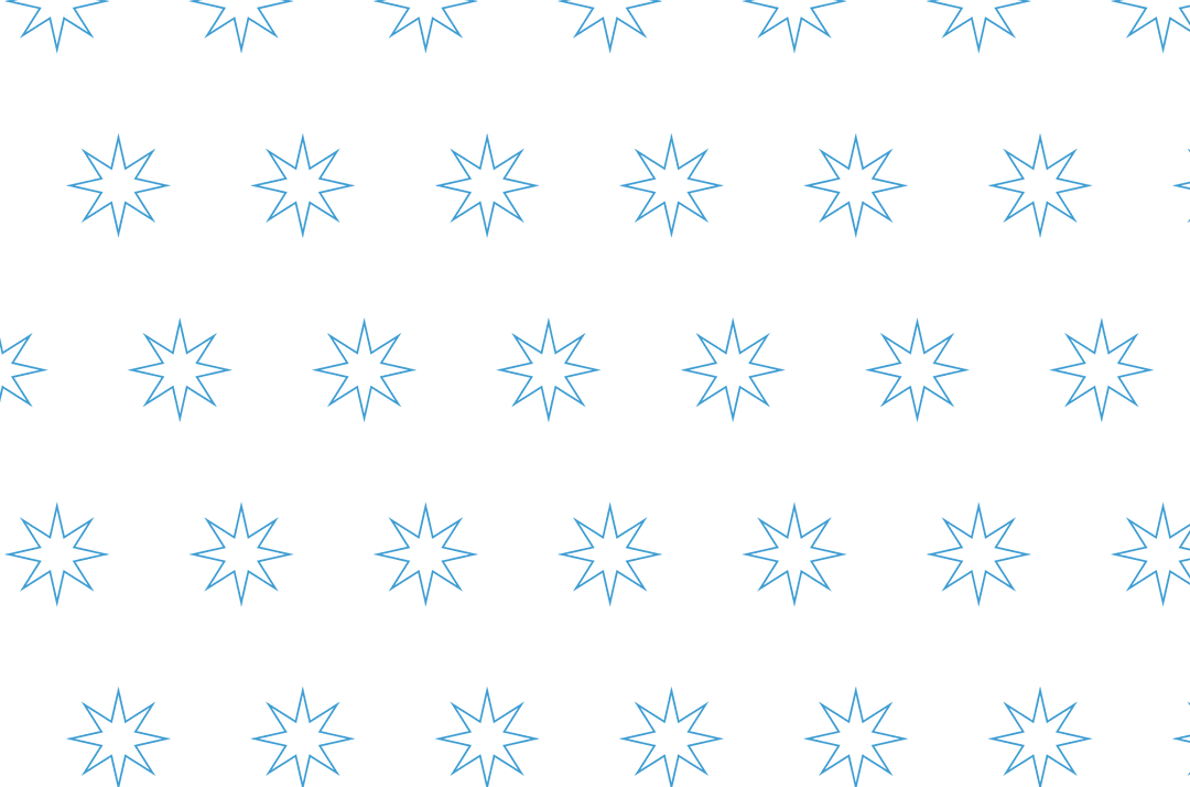 Transparent Blue Star Pattern Design for Creative Projects