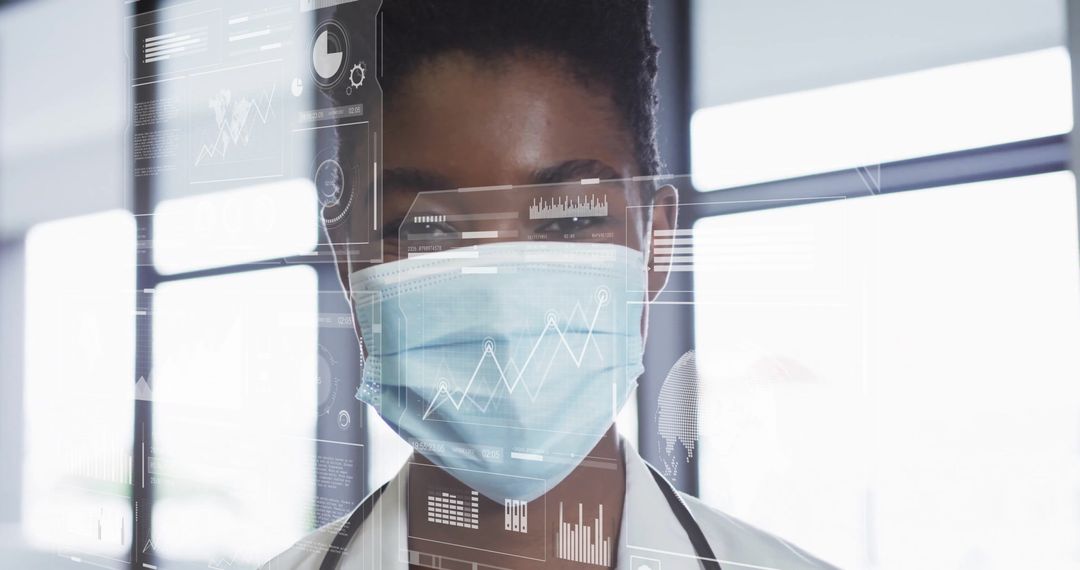 Female Doctor Using Advanced Digital Health Technology