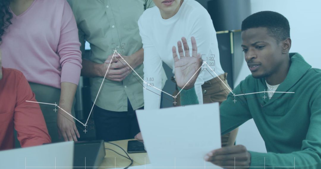 Team Analyzing Data Interactively with Financial Graphs