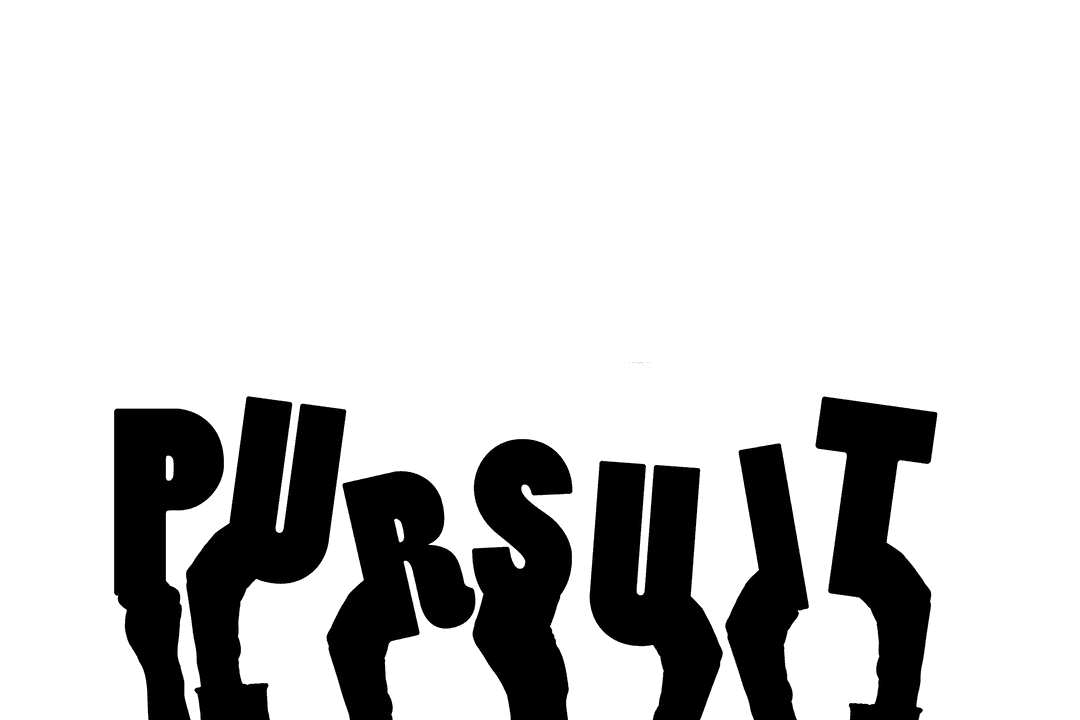 Transparent Hands with Pursuit Text Illustration