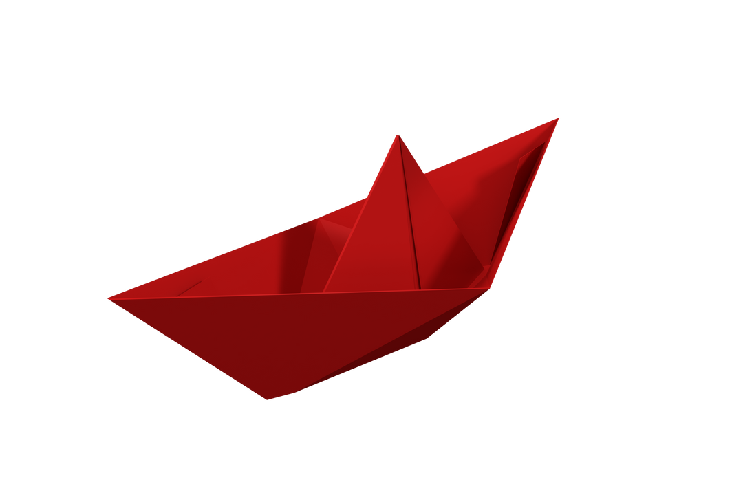 Red Paper Boat Download in Transparent Background - Download Free Stock Images Pikwizard.com