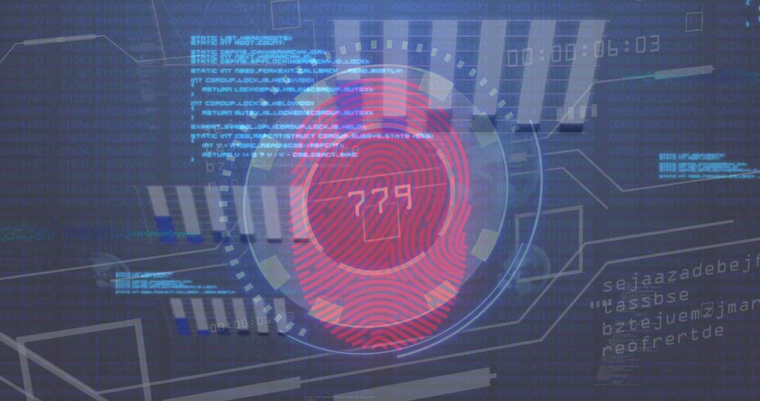 Futuristic Digital Identity and Data Concept