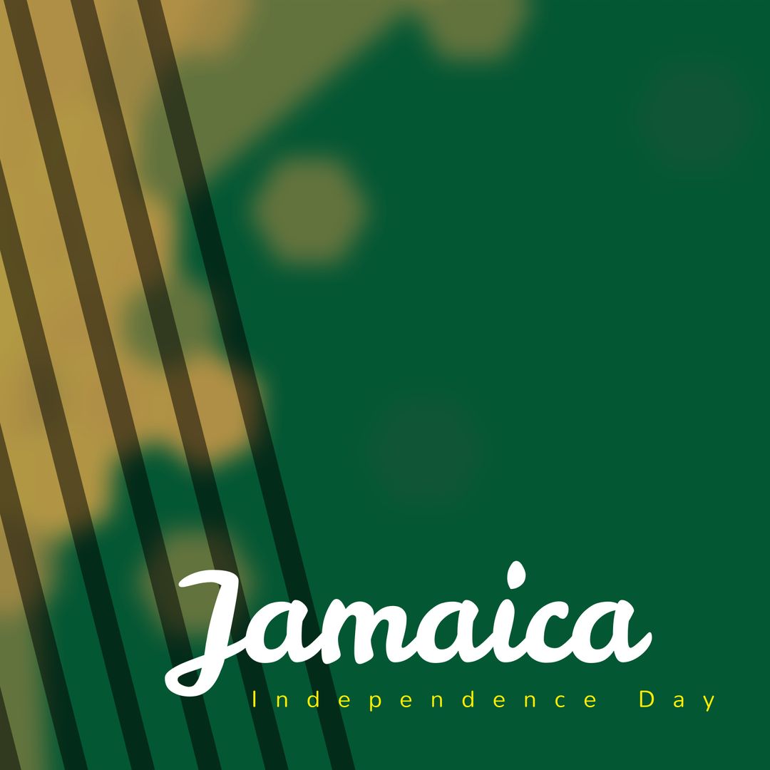Jamaica Independence Day Celebration Abstract Art