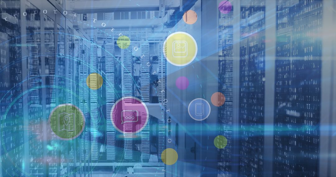 Digital Interface Concept with Global Technology and Servers