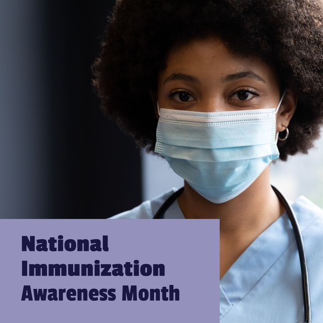 African American Doctor Advocates for National Immunization Awareness Month - Download Free Stock Templates Pikwizard.com