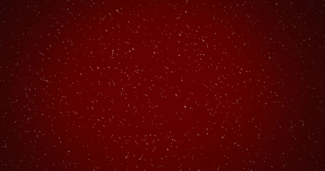 Falling Snowflakes on Deep Red Background: Winter Holiday Texture