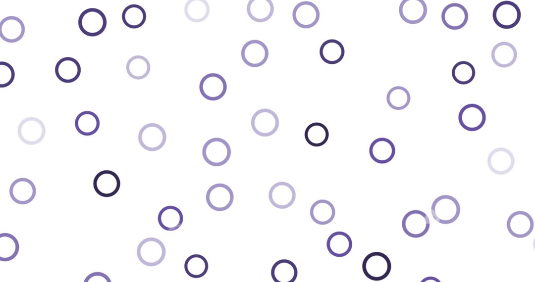 Seamless Minimalistic Pattern with Purple Circles