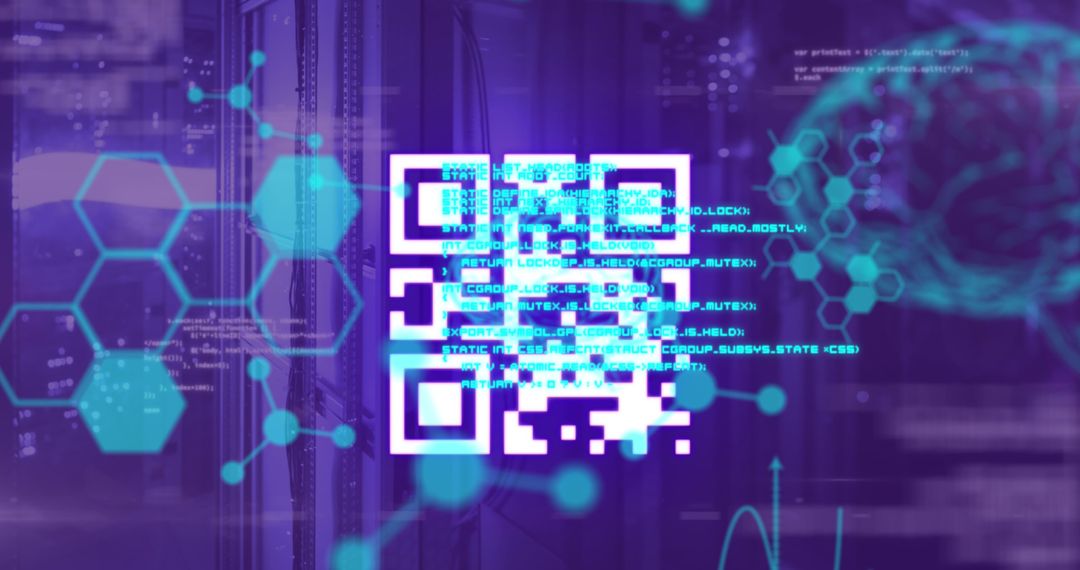 QR Code Technology with Scientific Data Overlay