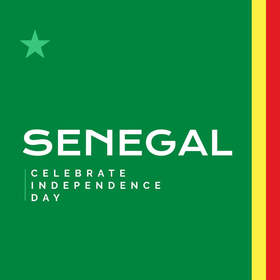 Senegal Independence Day Celebration Design Concept