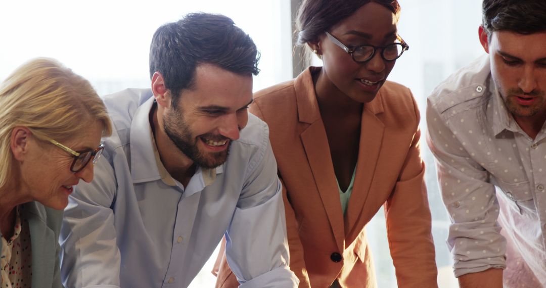 Diverse Team Engaging in a Collaborative Discussion