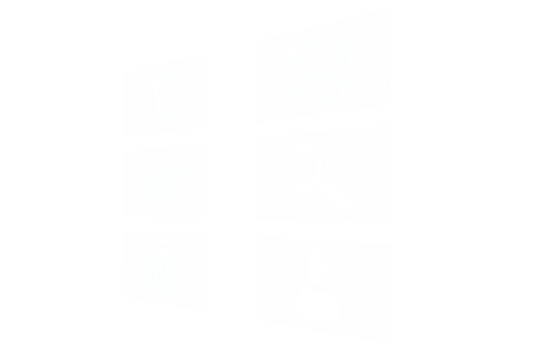 Digital Media Icons on Transparent Background for Social Networking