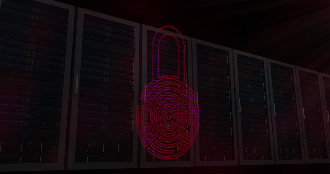 Digital Padlock Overlay on Secure Data Servers