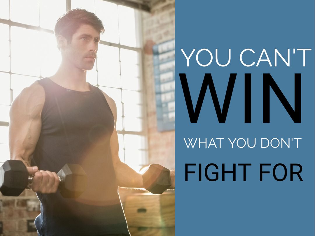 Determined Athlete Lifting Weights for Inspiration