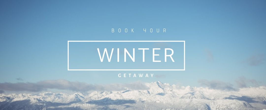 Enchanting Snow-covered Mountains Promoting Winter Travel