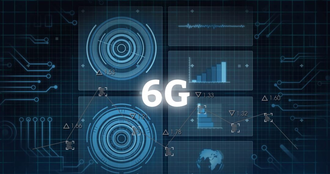 6g technology data processing with digital concepts and global connectivity