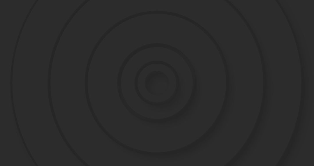 Seamless Loop of Grey Concentric Circles in Motion