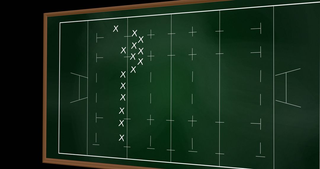 Chalkboard Football Game Strategy and Tactics Plan - Free Images, Stock Photos and Pictures on Pikwizard.com