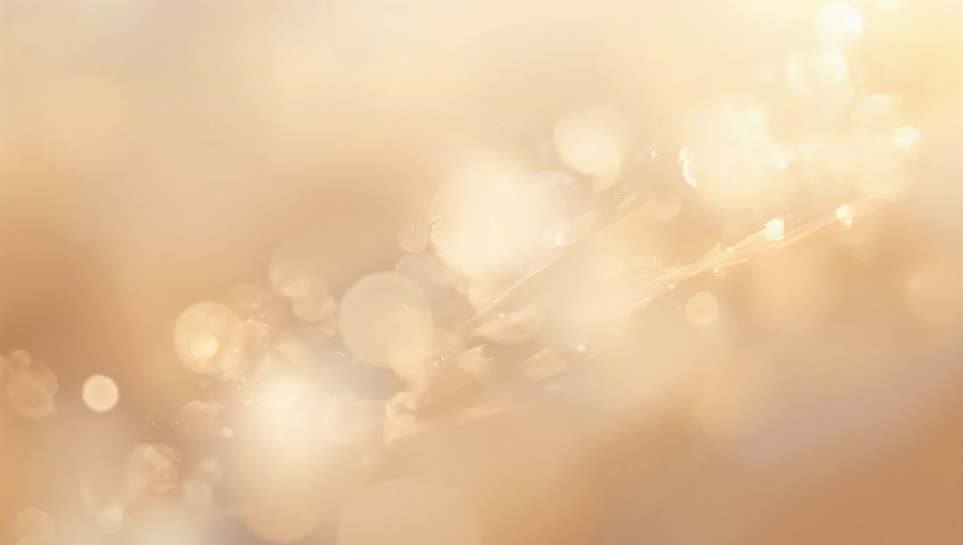 Golden Dew on Slender Grass Blade at Dawn Featuring Soft Bokeh, Warm Backlight, Macro