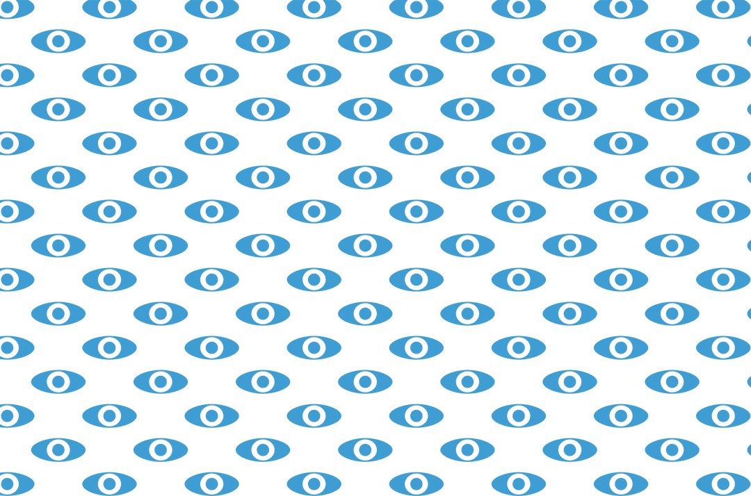Seamless Transparent Blue Pattern with Dotted Elements