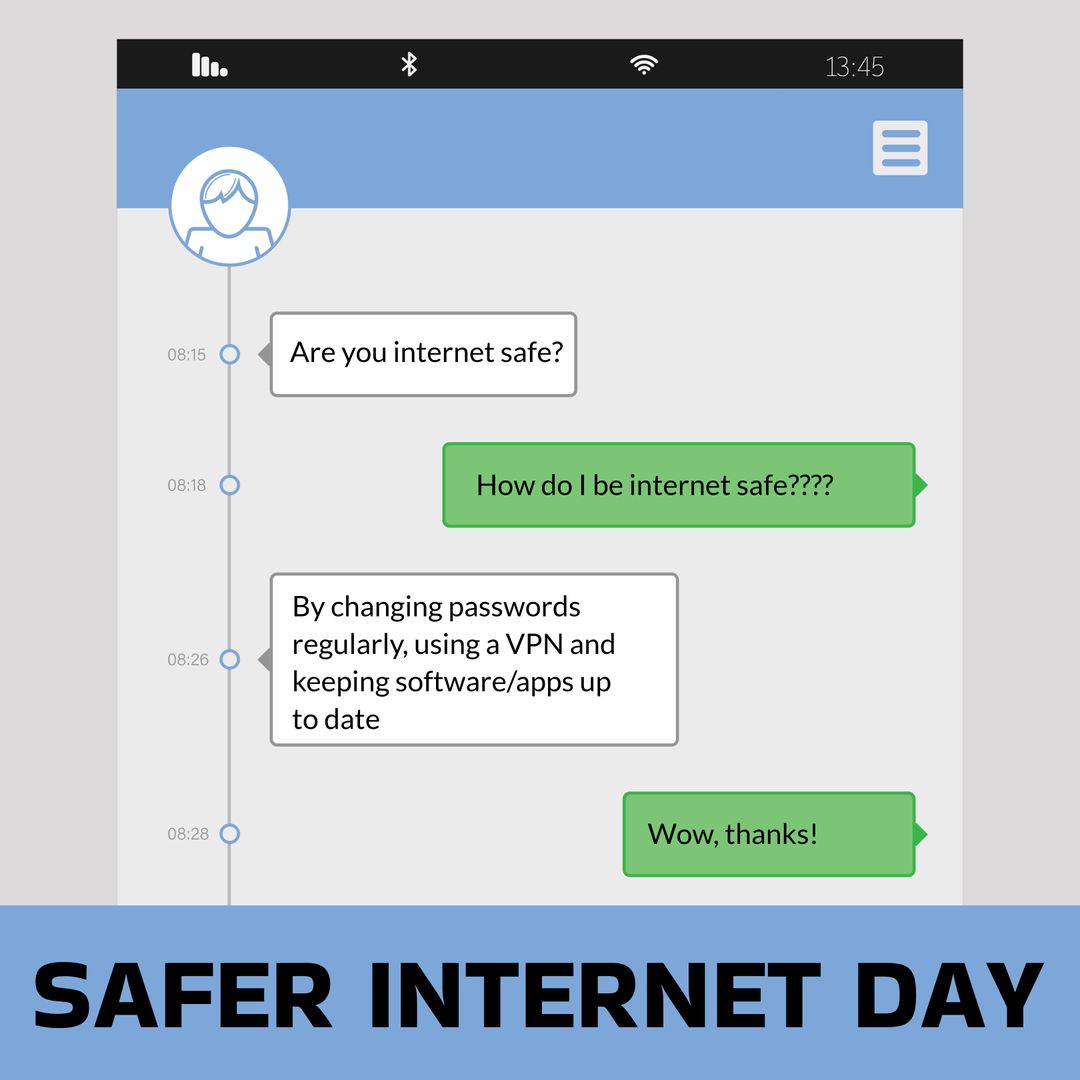 Safer Internet Day Digital Safety Awareness Campaign Banner