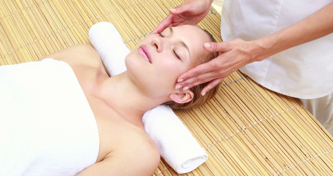 Relaxing Facial Massage in Tranquil Spa Setting - Free Images, Stock Photos and Pictures on Pikwizard.com