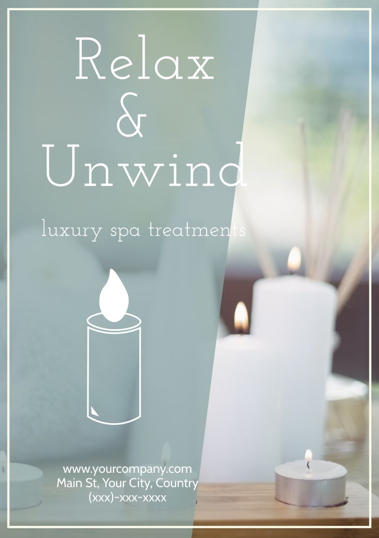 Spa Inspiration with Calming Candles for Tranquility