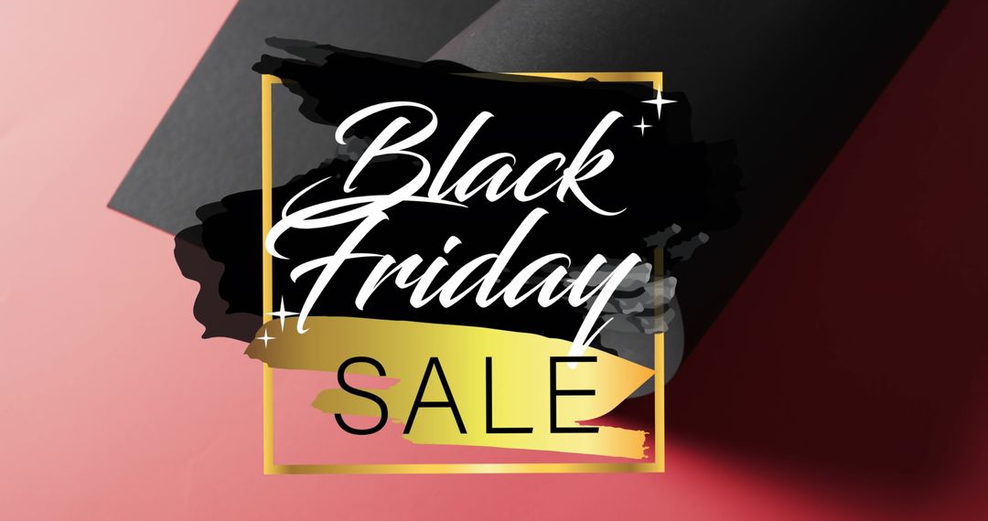 Black Friday Sale Concept with Bold Typography Design