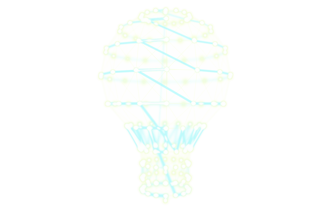 Transparent Digital Light Bulb with Neural Network Pattern - Download Free Stock Images Pikwizard.com