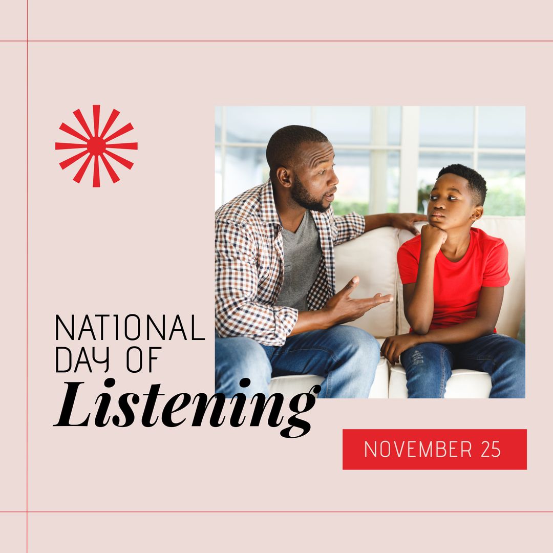 Father and Son Share Meaningful Moment on National Day of Listening