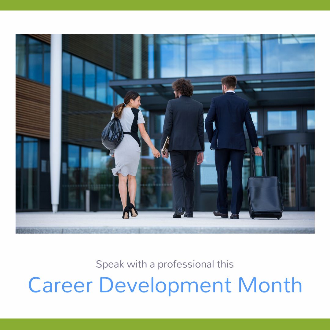 Career Development Month Inspiration with Professional Businesspeople